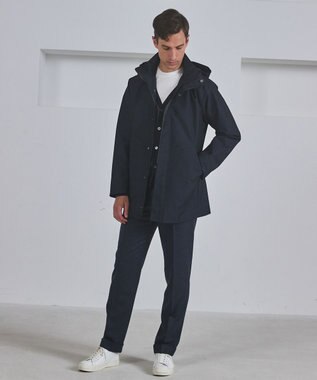 GOTAIRIKU カーディガンジャケット秋冬版【洗える/シワになりにくい/ストレッチ】リンクス BIZ ジャケット ダルブルー系8