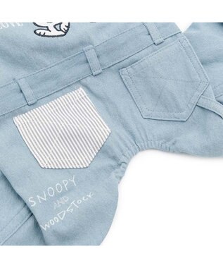 PET PARADISE スヌーピー ライトデニム オーバーオール 小型犬 ライトインディゴブルー