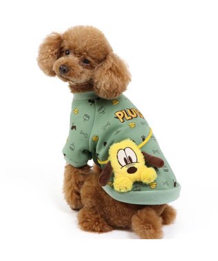PET PARADISE ディズニー プルート トレーナー 《ポーチ付き》 小型犬 グリーン