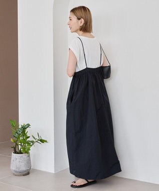 AMERICAN HOLIC 【2点SET】Tシャツ+キャミワンピース Black