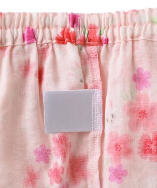 MIKI HOUSE HOT BISCUITS 【ミキハウス】【80-110cm】 お花うさこ甚平スーツ ピンク