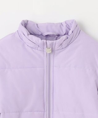 ANY KIDS 【洗濯機OK】中綿リボンコート ラベンダー