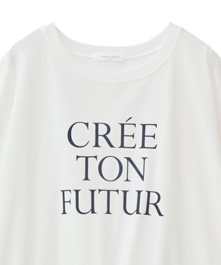 Green Parks ウエストドロストドッキングロゴプルオーバー Gray Mixture