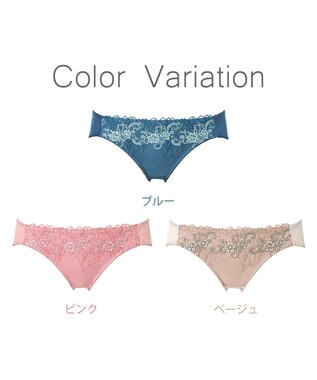 BRADELIS New York 【NuBra】エメ ショーツ  デザインヌーブラ ブルー