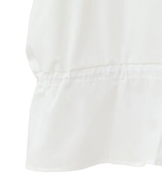 Green Parks ウエストドロストドッキングロゴプルオーバー Gray Mixture