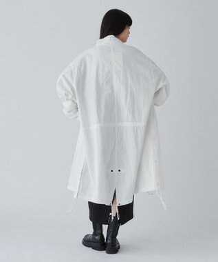 WEGO 【ユニセックス着用ITEM】サイドスリットモッズコート ホワイト