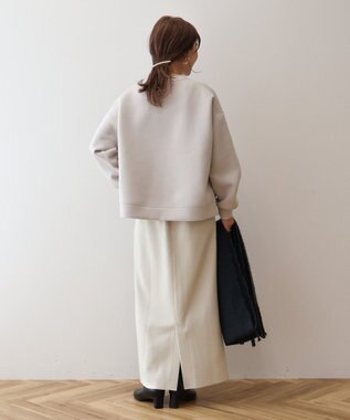 AMERICAN HOLIC 針抜きリブタイトスカート Ivory