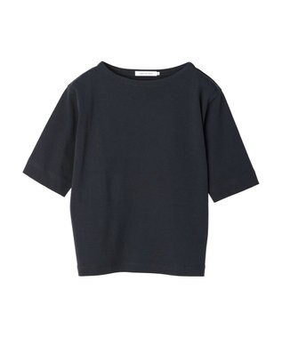 AMERICAN HOLIC ５分袖ボートネックカットプルオーバー Navy