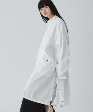 WEGO 【ユニセックス着用ITEM】サイドスリットモッズコート ホワイト