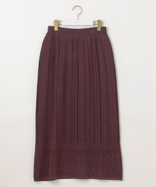 ANY SIS 【2点セット】ニット セットアップ ブラウン