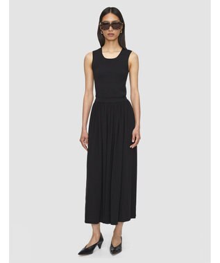 【洗える】クレープジャージー　スカート