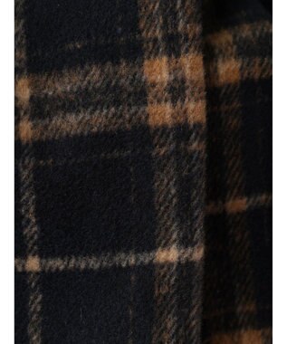 Green Parks ・ＥＬＥＮＣＡＲＥ　ＤＵＥ　シャギーチェックショートシャツ Navy