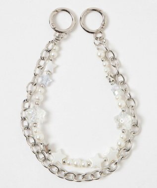 WEGO 2wayチェーンビーズストラップ 柄1