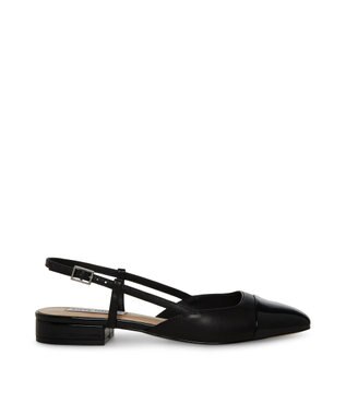 STEVE MADDEN BELINDA バイカラーフラットパンプス ブラック