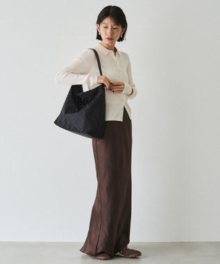 russet ナイロンジャガード2WAYショルダーバッグ(CE-1622) Black/Navy