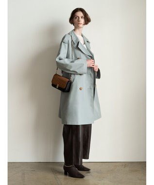 Te chichi オーバーサイズトレンチコート《2025Autumn catalog vol.2 item》 ブルー