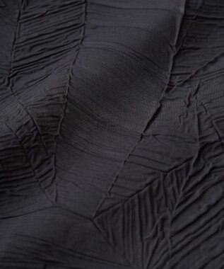 Green Parks ■ＥＳＣＡＲ　エンボスＶネックワンピース Black