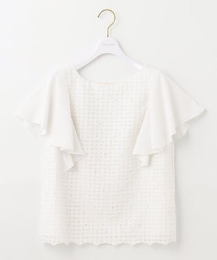 ANY SIS 【優木まおみさんコラボ】愛しの着回し カーディガン×ブラウス セット ペールピンク×オフ