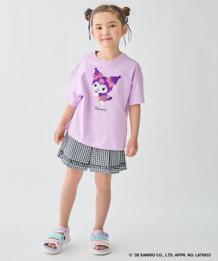 ANY KIDS 【サンリオキャラクターズ×ANY KIDS】ぷっくりボタン マリンパンツ クロミ×ブラックギンガム