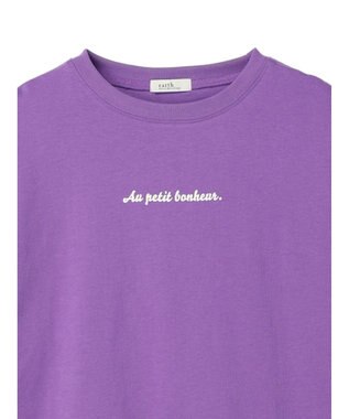 earth music&ecology Ａｕ　ｐｅｔｉｔ　ｂｏｎｈｅｕｒ　ロンＴ Purple