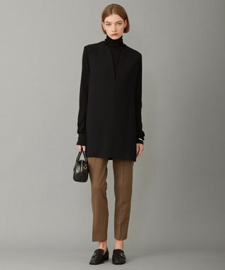 ICB 【WEB限定カラーあり・洗える】 ライトダブルクロス べスト ブラック系