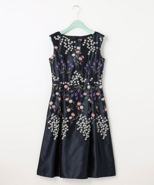 TOCCA 【洗える】AUTUMN GARDEN ドレス ネイビー系7