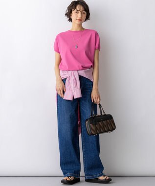 23区 【先行予約】バスケットメッシュ ボストンバッグ ブラック系