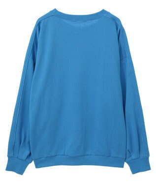 Green Parks 袖パイピングロゴチュニック Blue