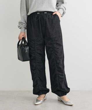 Green Parks ・ＳＵＧＡＲ　ＳＰＯＯＮ　デニムギャザーパンツ