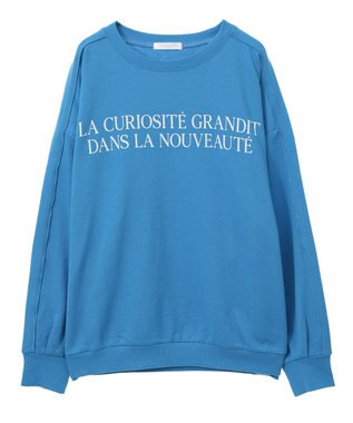 Green Parks 袖パイピングロゴチュニック Blue