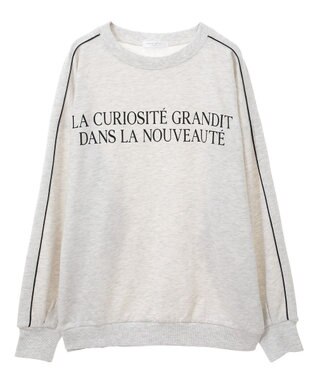 Green Parks 袖パイピングロゴチュニック Blue