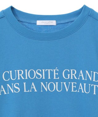 Green Parks 袖パイピングロゴチュニック Blue