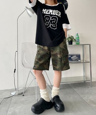 WEGO ナンバリングロゴBIG　T ブラック