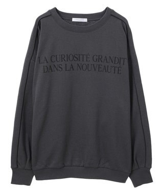 Green Parks 袖パイピングロゴチュニック Blue