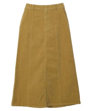 AMERICAN HOLIC コーデュロイＡラインスカート Mustard