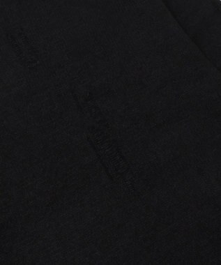 WEGO ダブルガーゼダメージプルオーバー ブラック