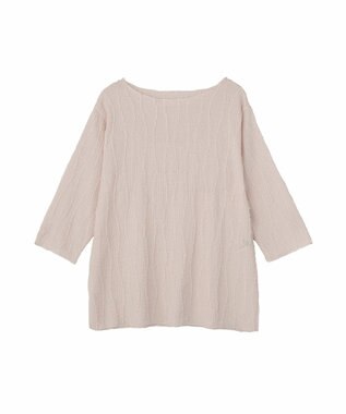 Green Parks ５分袖表面感カットプルオーバー