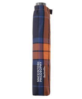 MOONBAT 【超軽量】マッキントッシュ フィロソフィー 折りたたみ傘 Barbrella チェック 55cm UV オレンジ