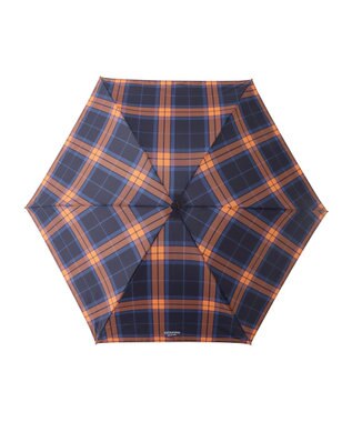 MOONBAT 【超軽量】マッキントッシュ フィロソフィー 折りたたみ傘 Barbrella チェック 55cm UV オレンジ