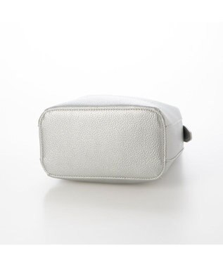 UNBILLION カシュカシュ cachecache / シボ合皮ミニバゲットバッグ シルバー