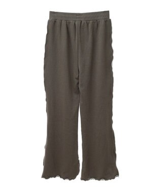 CRAFT STANDARD BOUTIQUE 配色メローパンツ Gray Mixture