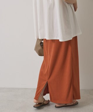 AMERICAN HOLIC 【選べる丈】リブタイトスカート Orange
