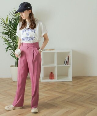WEGO 【ANGIE VINTAGE】カレッジロゴプリントTee 柄8