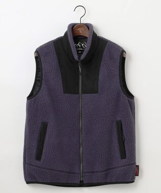 JOSEPH ABBOUD MOUNTAIN 【Eco素材/ライナードッキング対応】ポーラテック ボアフリース ベスト パープル系