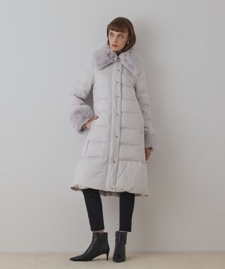 GRACE CONTINENTAL ファーカラーロングダウン キナリ