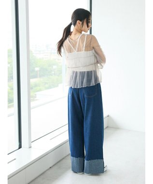 CRAFT STANDARD BOUTIQUE チュール２ｗａｙカーディガン Gray