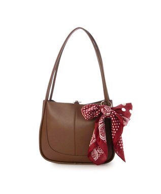 UNBILLION カシュカシュ cachecache / スカーフチャーム付きロングハンドルトート