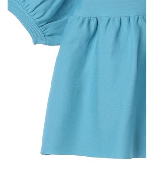 Green Parks armonia. ウエストギャザー袖ボリュームニット Blue