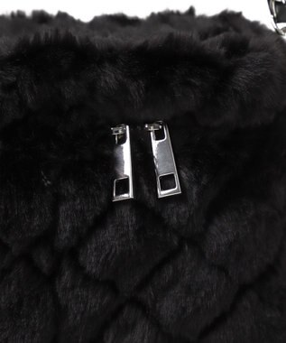 WEGO ファーバニティショルダー ブラック