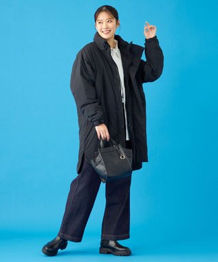 SHARE PARK LADIES 【UNISEX】蓄熱中綿モンスターロングコート（S・Mサイズ） ブラック